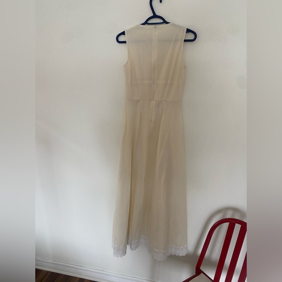 Christy Dawn Cream Lightweight Button-Front Dress - Picture 3 of 5